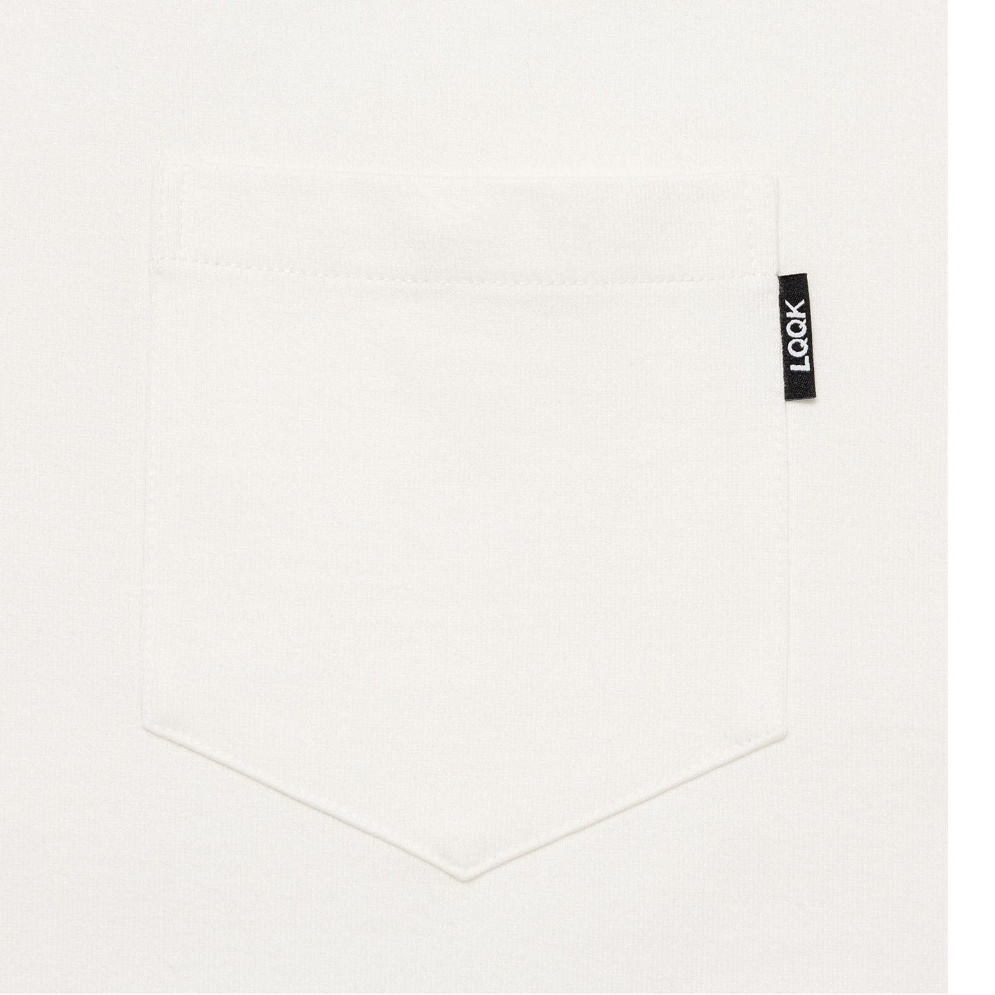 LQQK STUDIO|S/S RUGBY WEIGHT POKCET TEE|WHITE