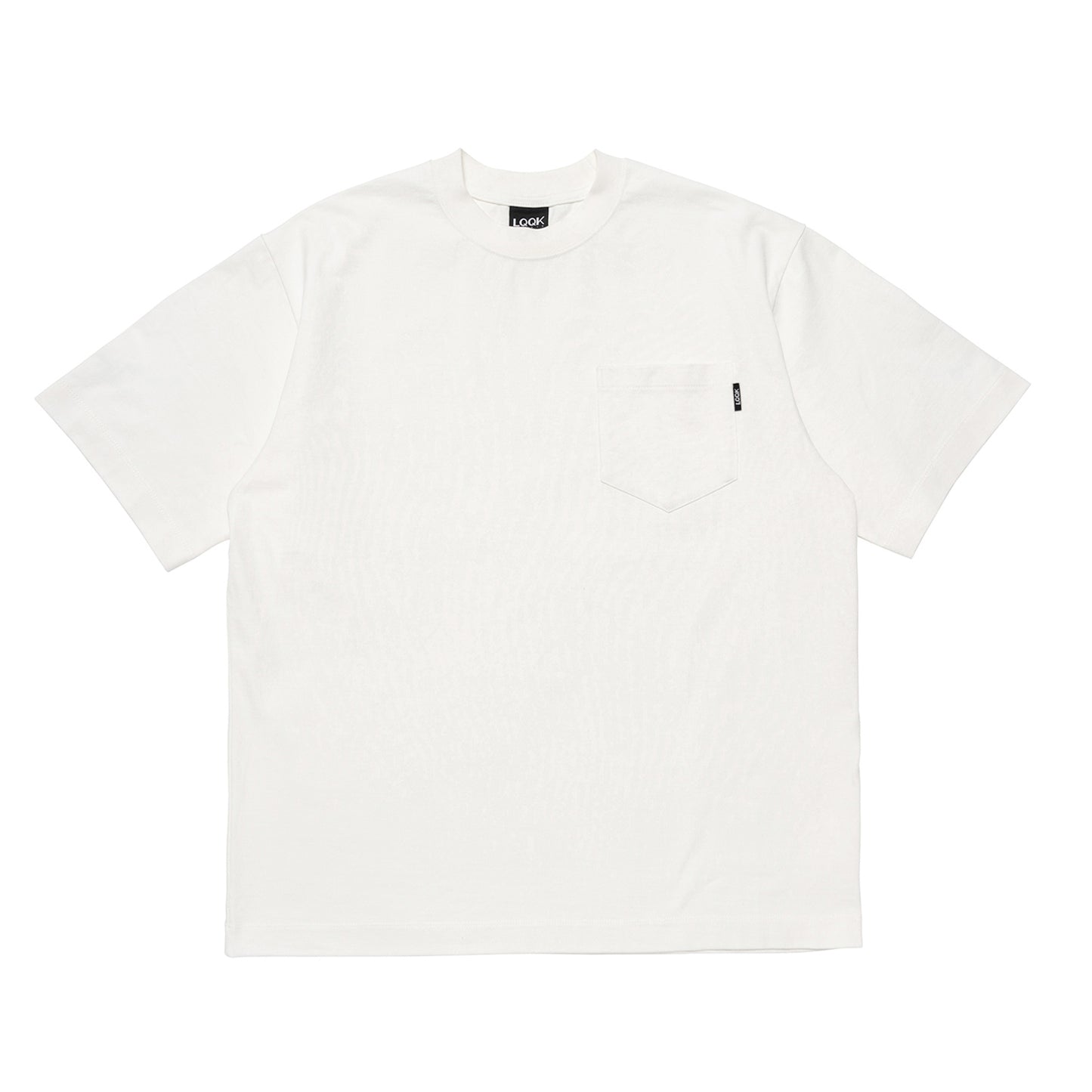 LQQK STUDIO|S/S RUGBY WEIGHT POKCET TEE|WHITE