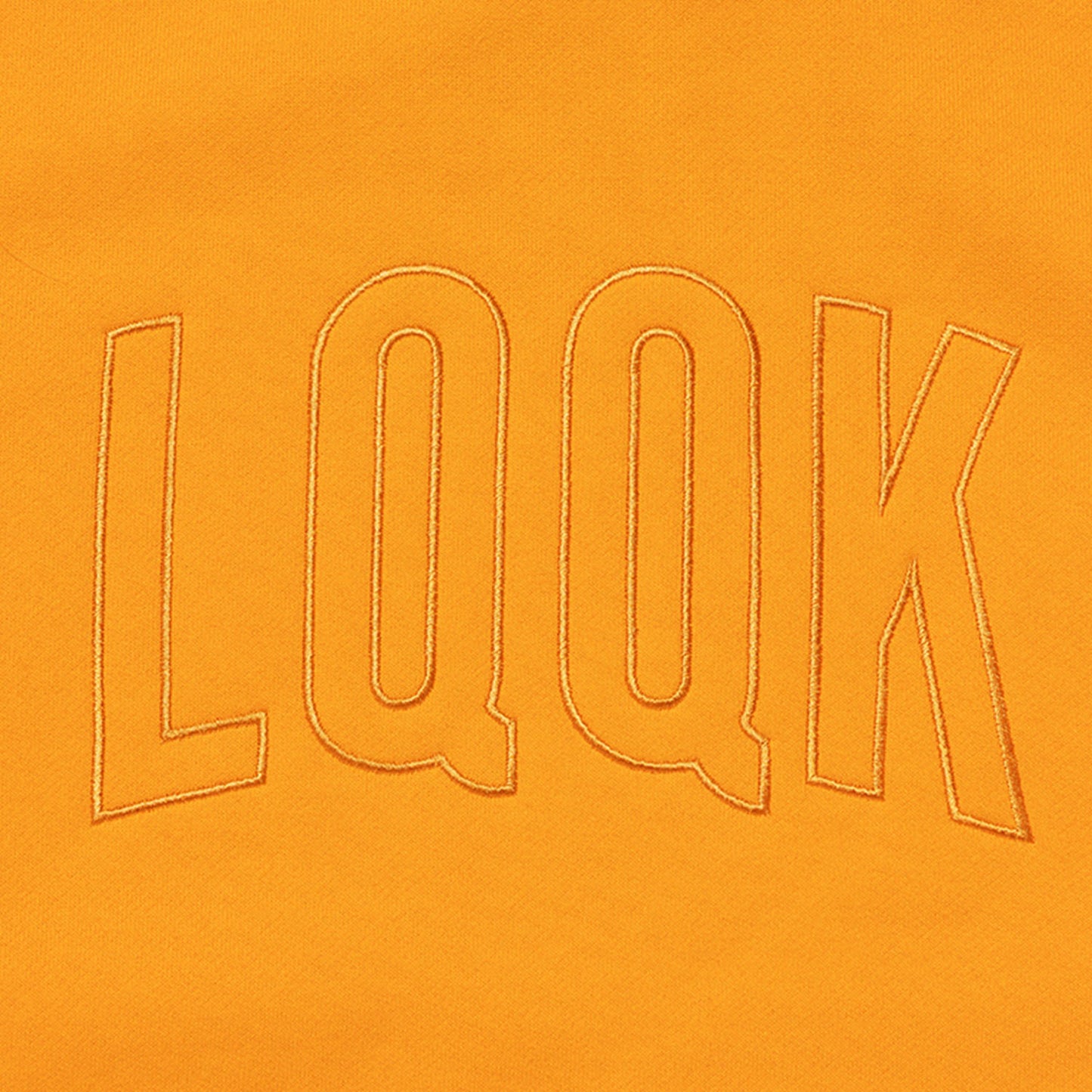 LQQK STUDIO|PINTUCK CREWNECK|BLAZING ORANGE