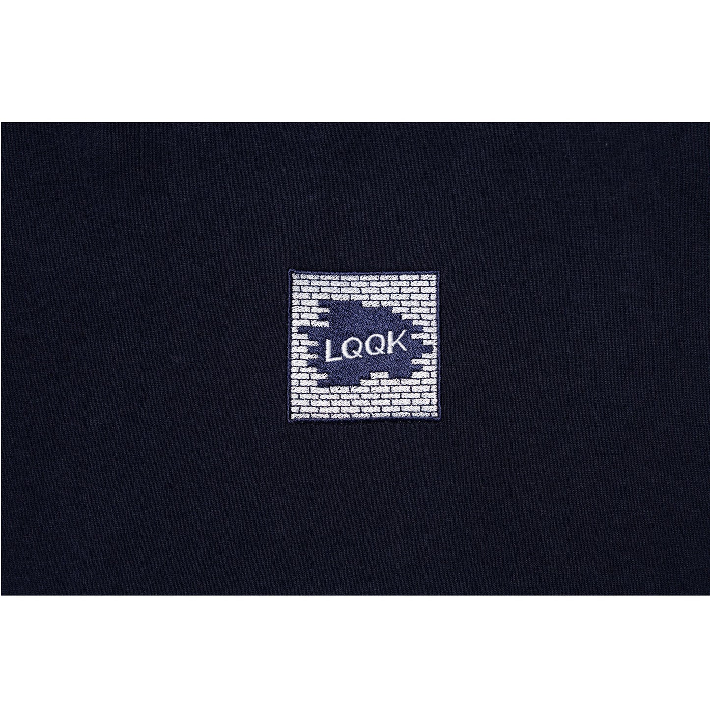 LQQKSTUDIO|LONGSLEEVE BRICK LOGO|NAVY