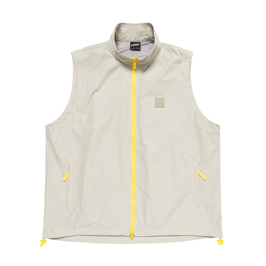 LQQKSTUDIO|NYLON VEST|LIGHT GREY