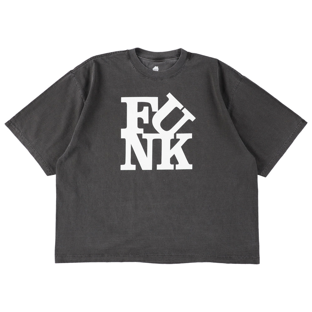 ISNESS|FUNK T-SHIRT|SUMI(CHARCOAL)