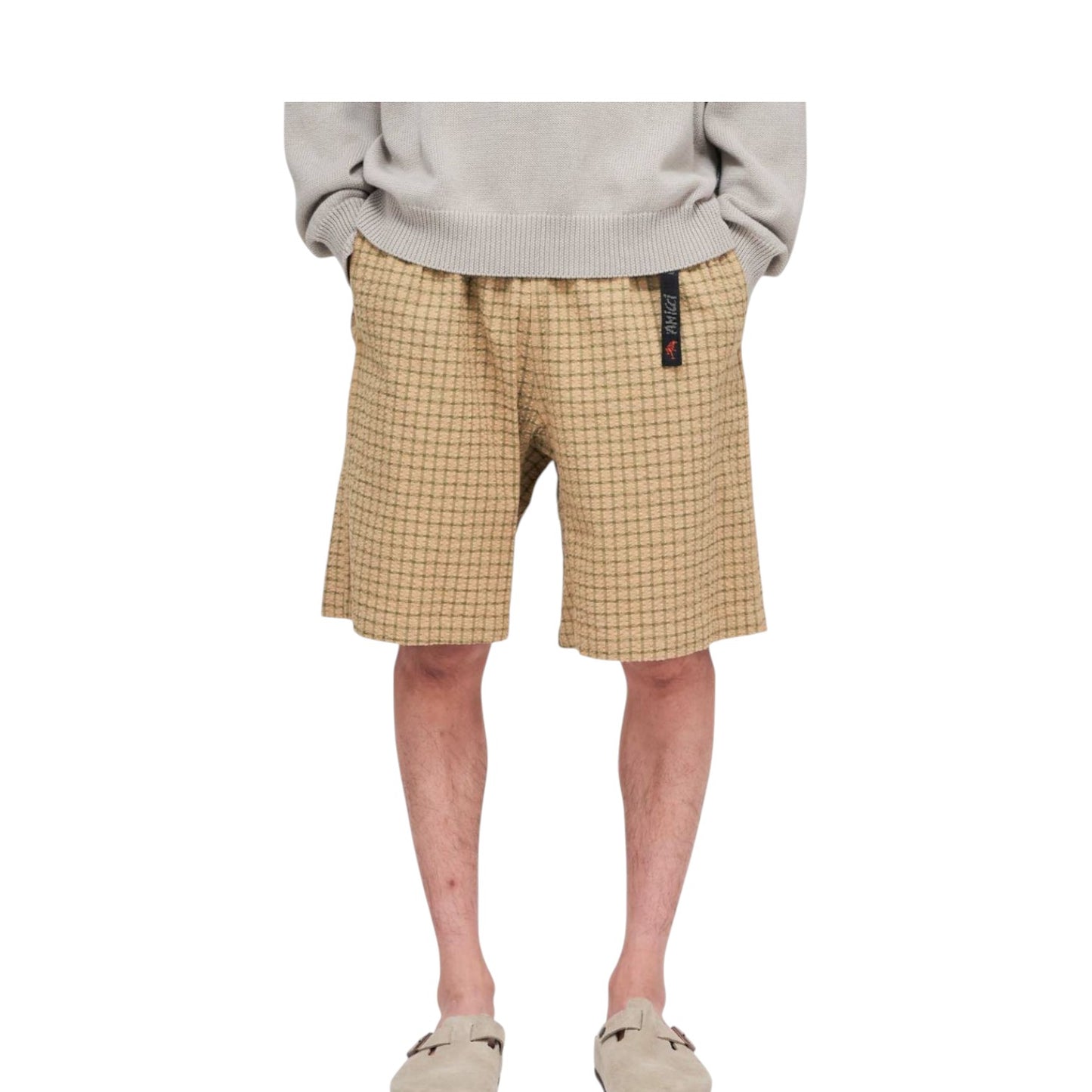 GRAMICCI|O.G. SEERSUCKER LAGOON SHORT|GRAVEL