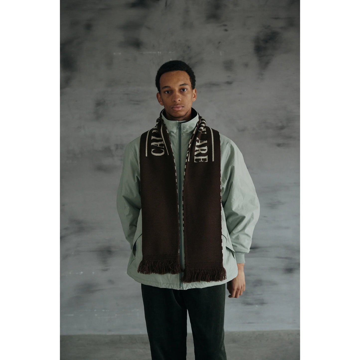 COMFORTABLE REASON|OP Scarves|BROWN×OFF