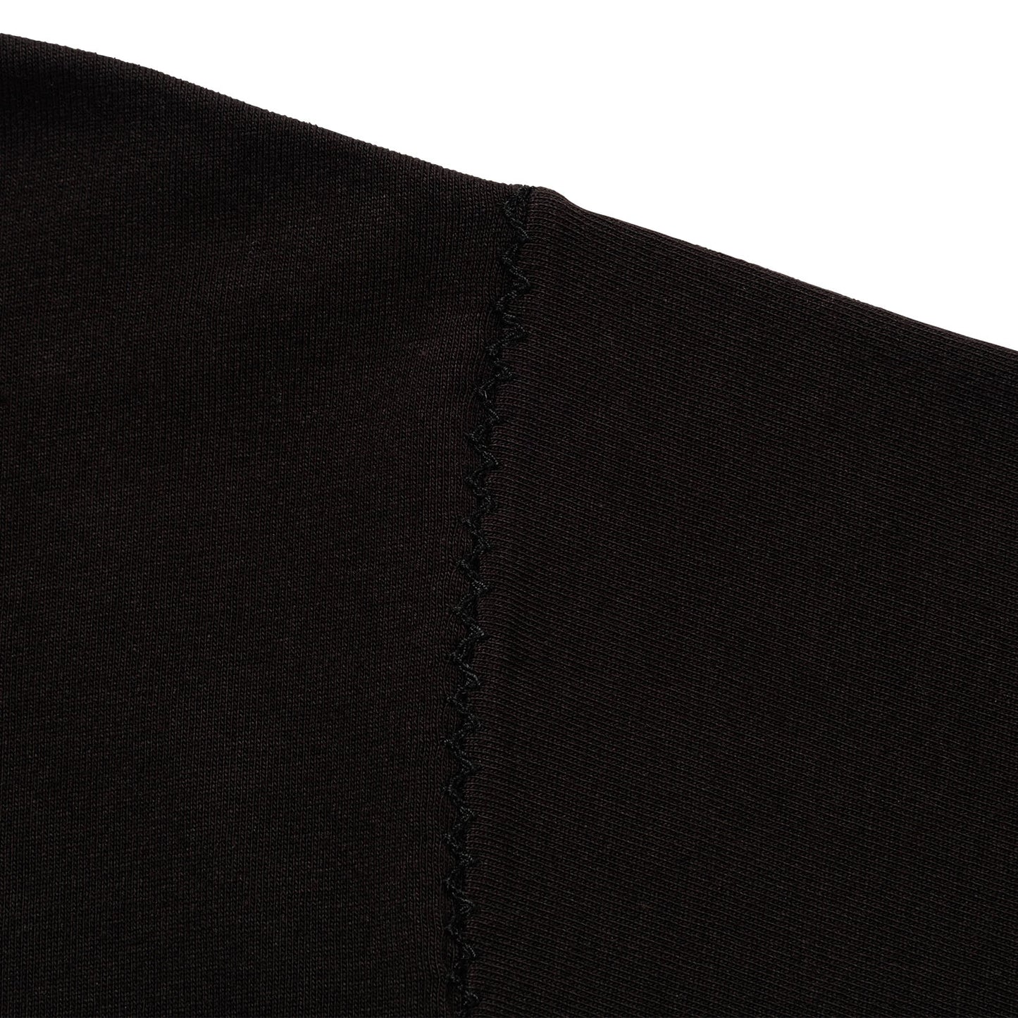 LQQKSTUDIO|BORDER STITCH TEE|BLACK BLUE ORANGE