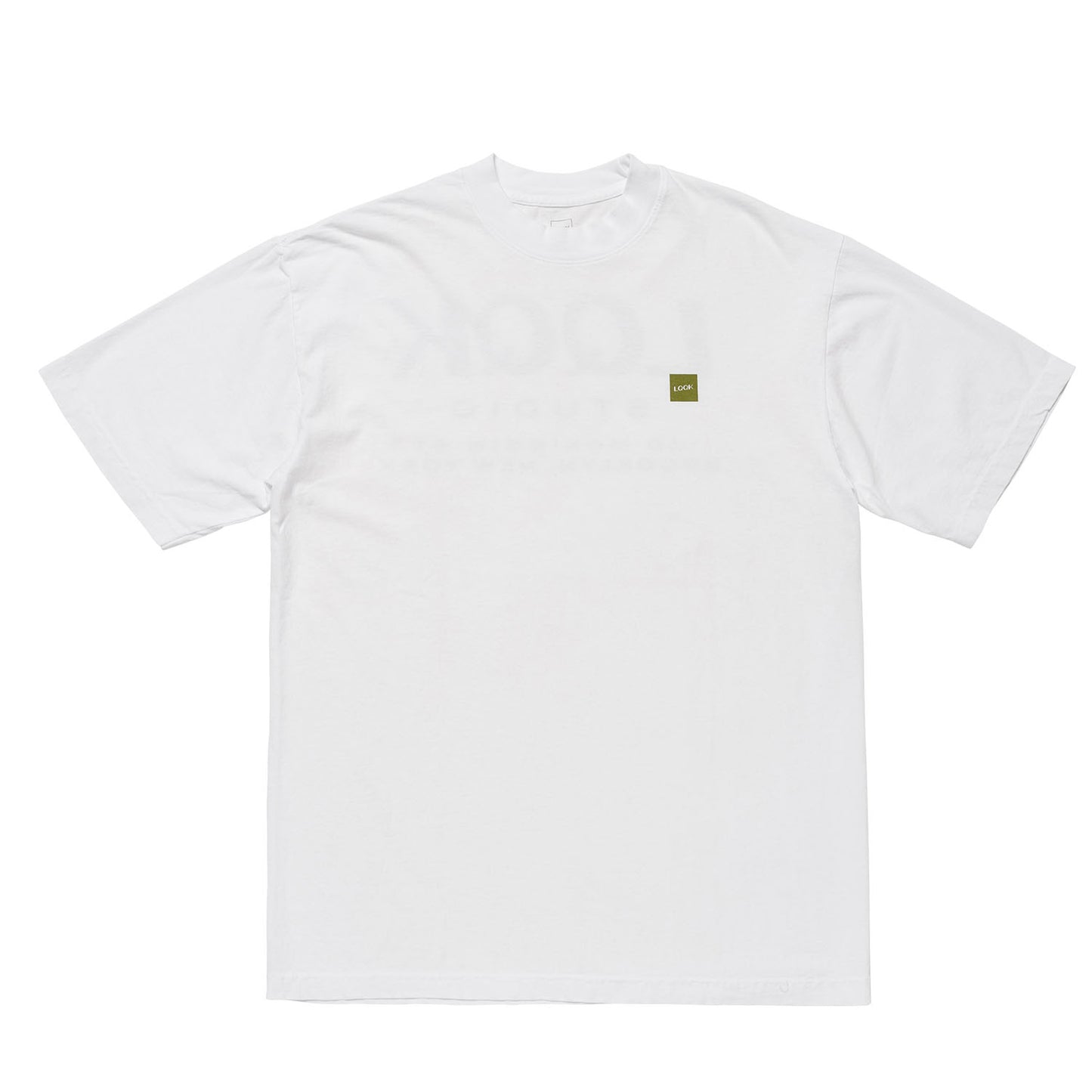 LQQKSTUDIO|ADDRESS TEE|WHITE