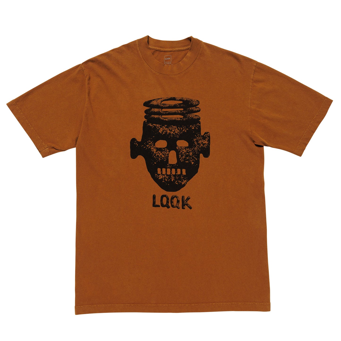 LQQKSTUDIO|STONE MAN TEE|BROWN