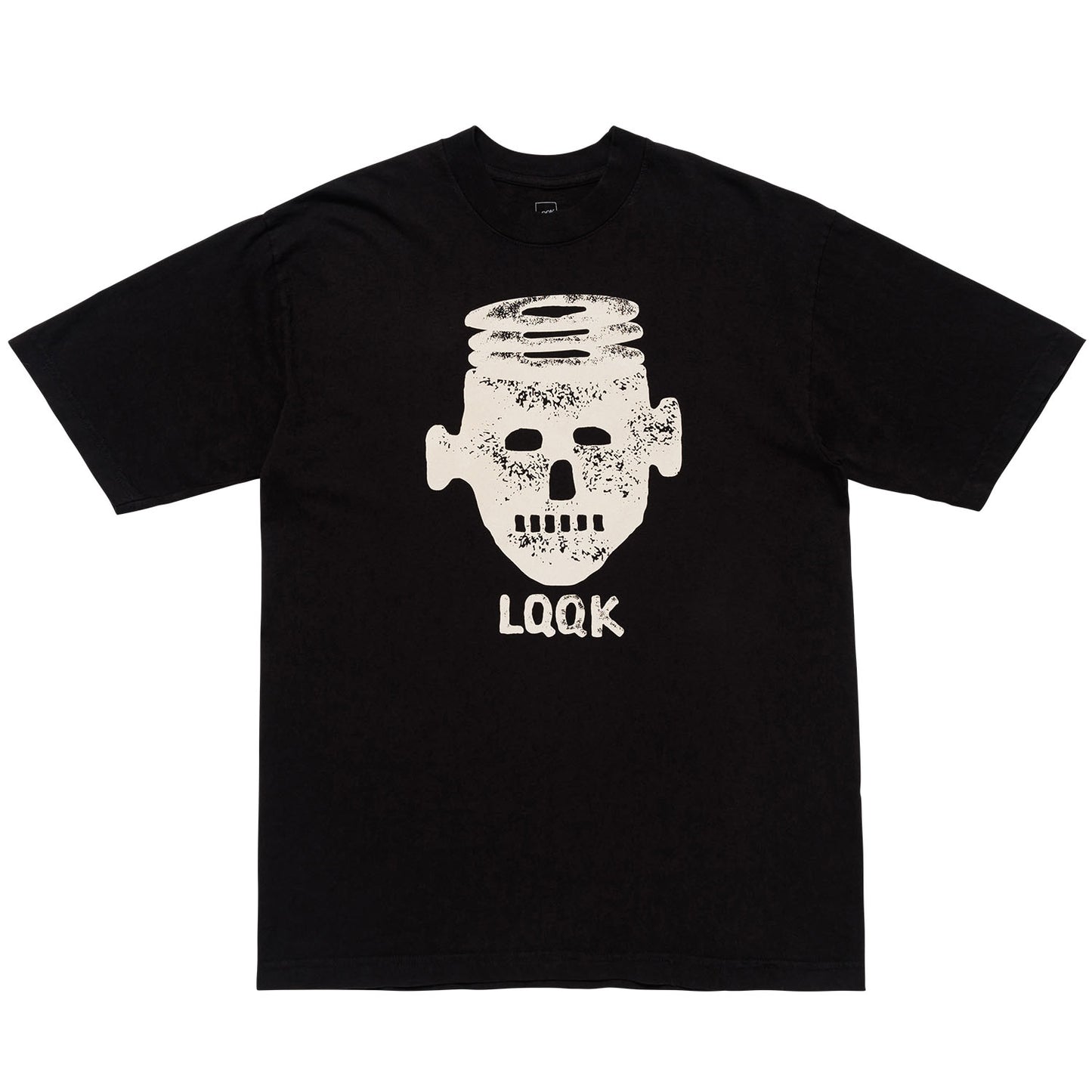 LQQKSTUDIO|STONE MAN TEE|BLACK