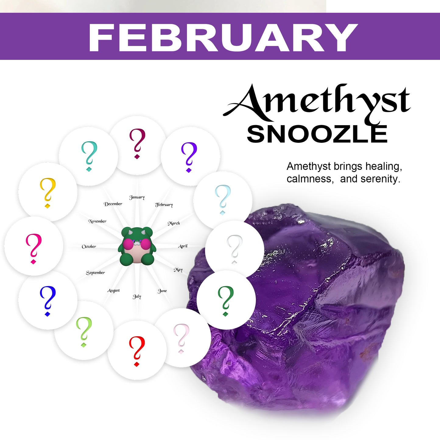 Plushie Love|Amethyst Snoozle /ᐠ.ꞈ.ᐟ\
