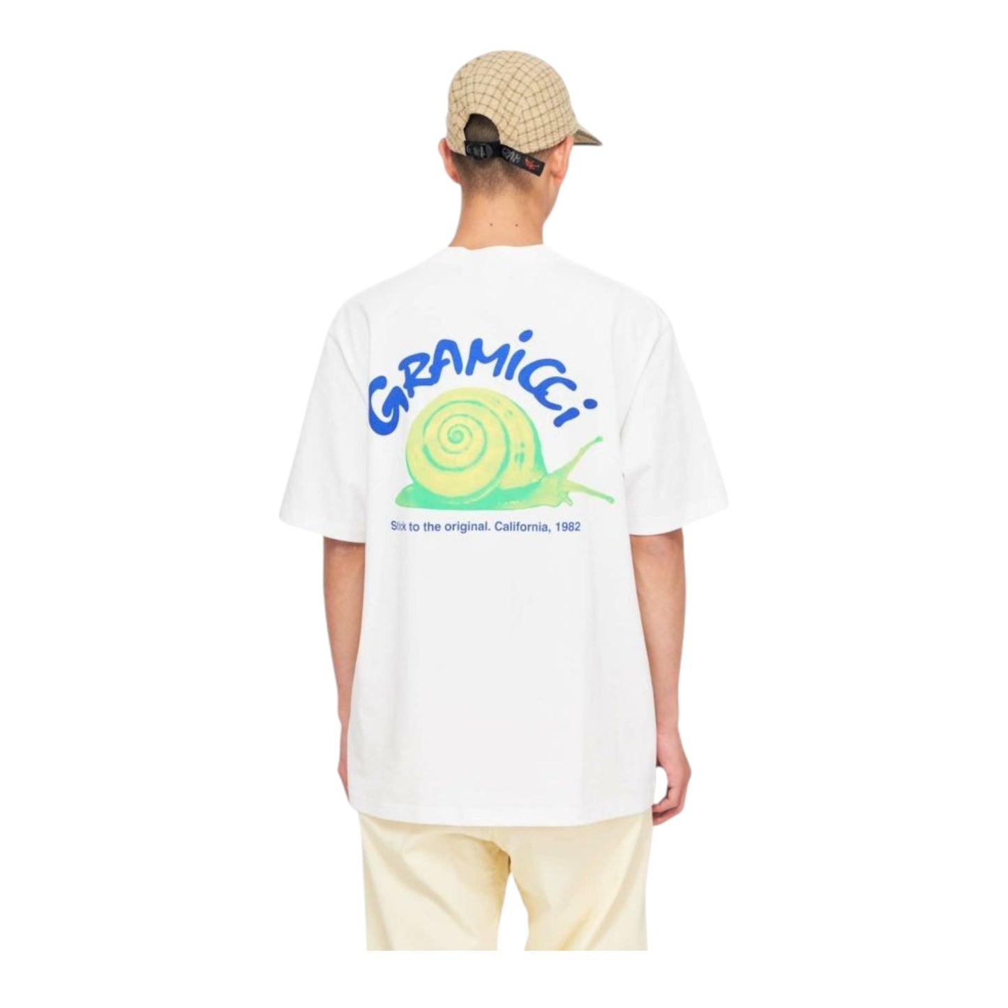 GRAMICCI|SNAIL TEE|WHITE