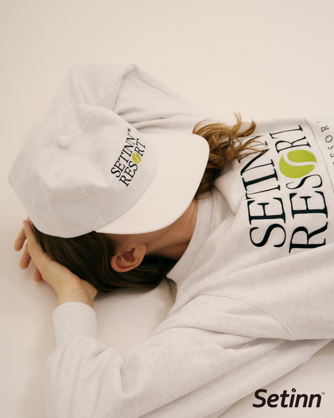 SETINN|STN Resort Crew Sweat|ASH