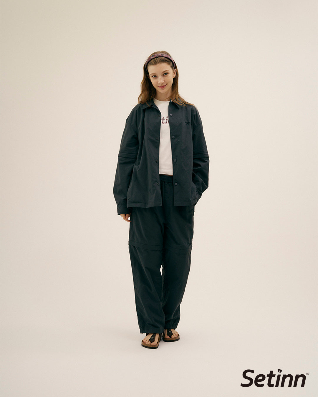 SETINN|Ballperson 2Way Pants|CHARCOAL
