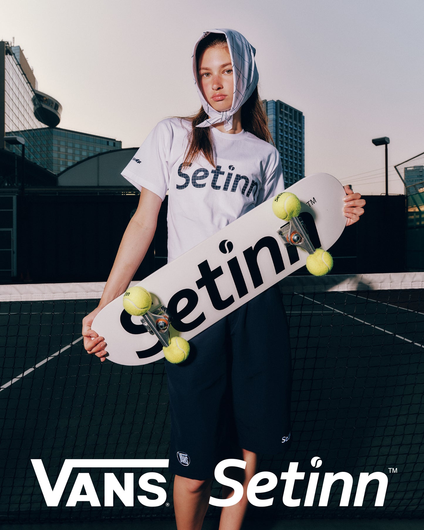 SETINN|VANS*Setinn BANDANA|WHITE