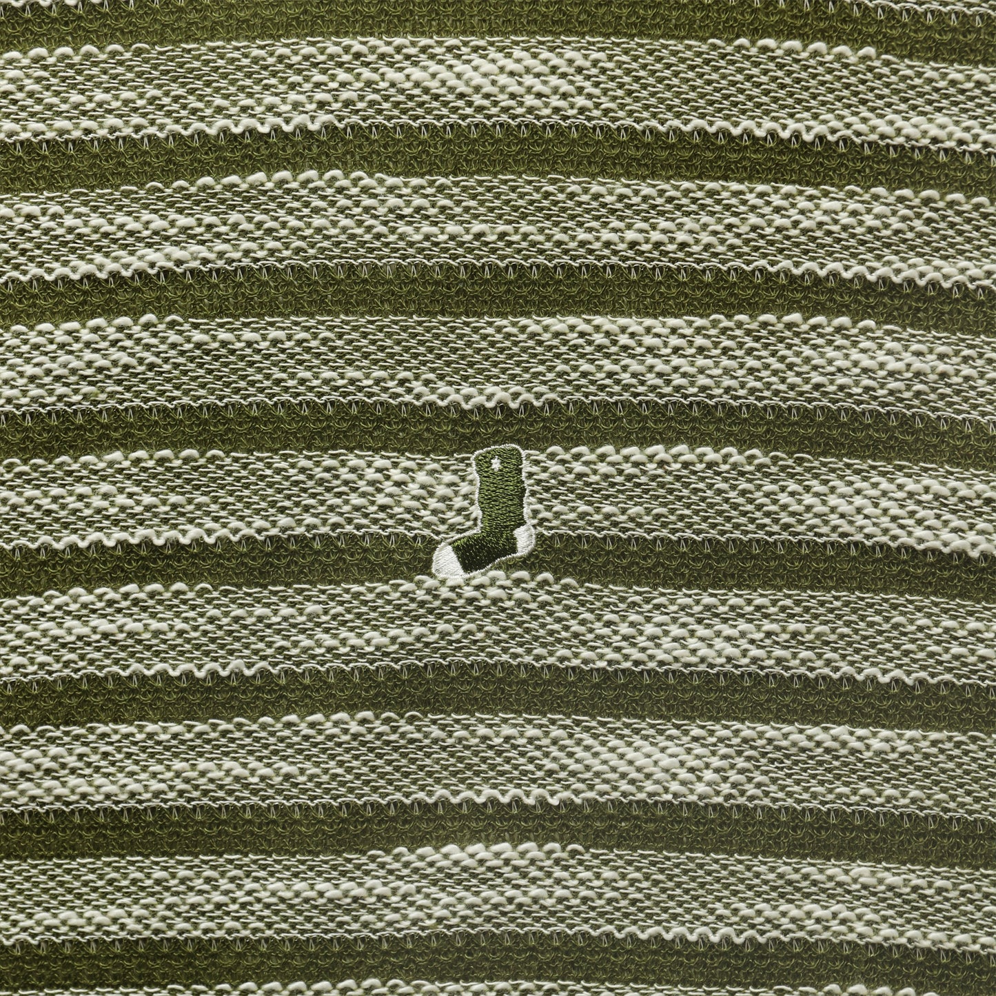 Whimsy|Slub Knit Border Tee|Khaki