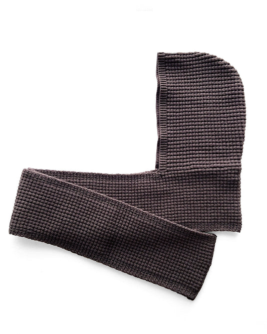COMFORTABLE REASON|Waffle Hood Scarf