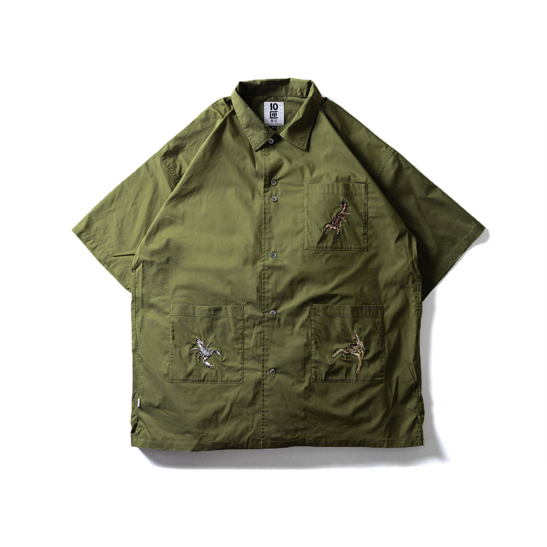 TENBOX| Scorpion boyz shirt - Olive