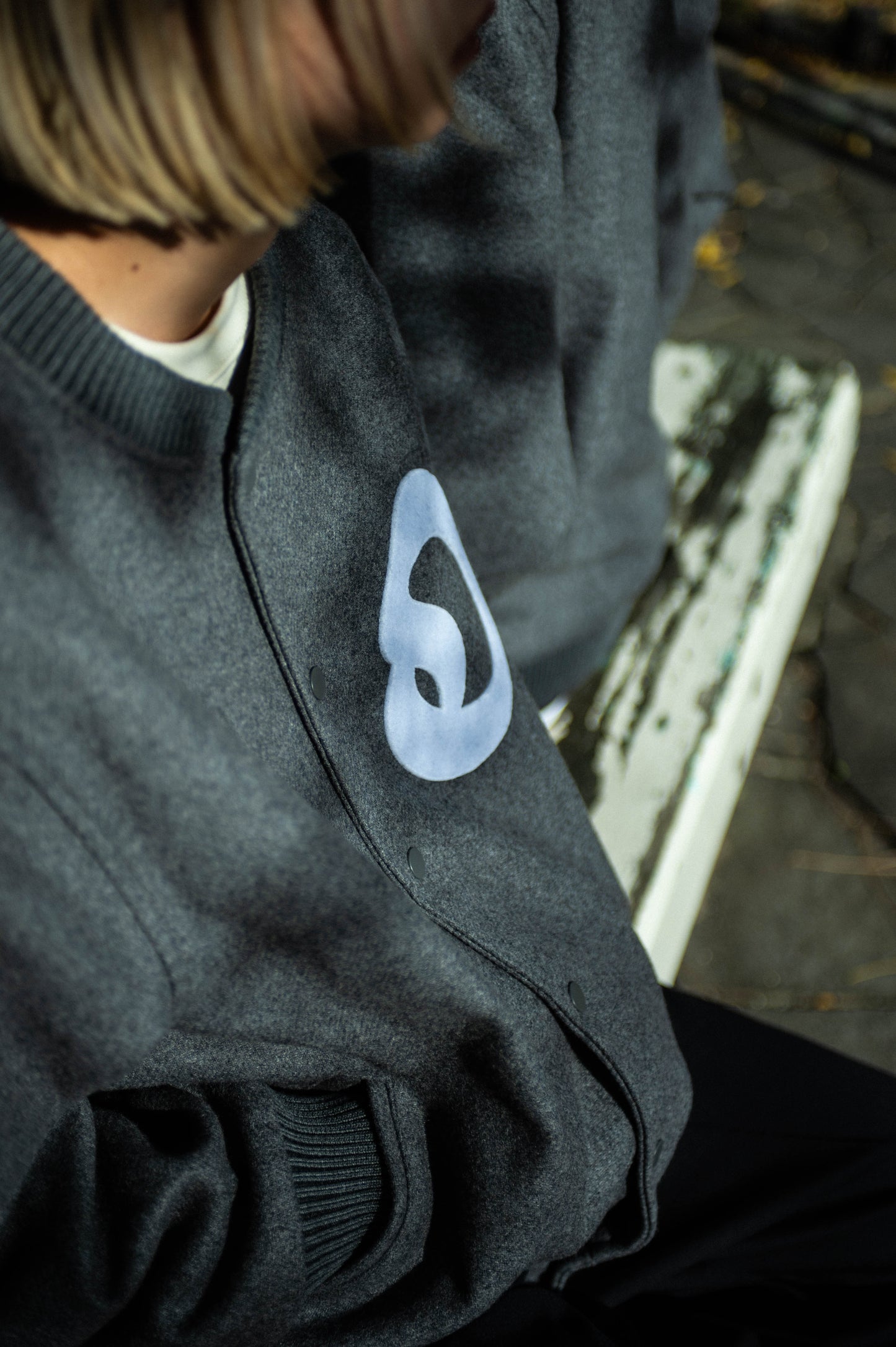 Acy|EXCLUSIVE VARSITY JACKET|GRAY