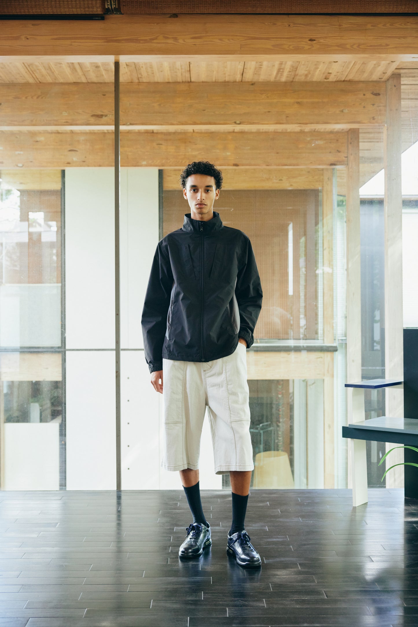 COMFORTABLEREASON|Denim Baggy Shorts