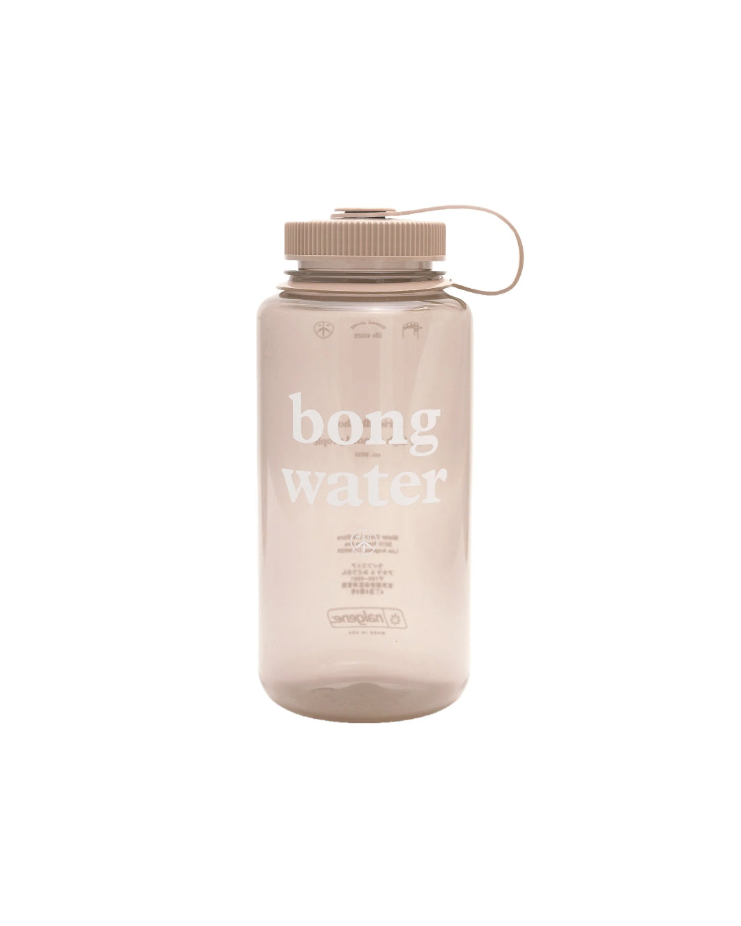 MISTER GREEN|Bong Water Nalgene - Wide Mouth Hardshell |Mocha w/Cotton Cap