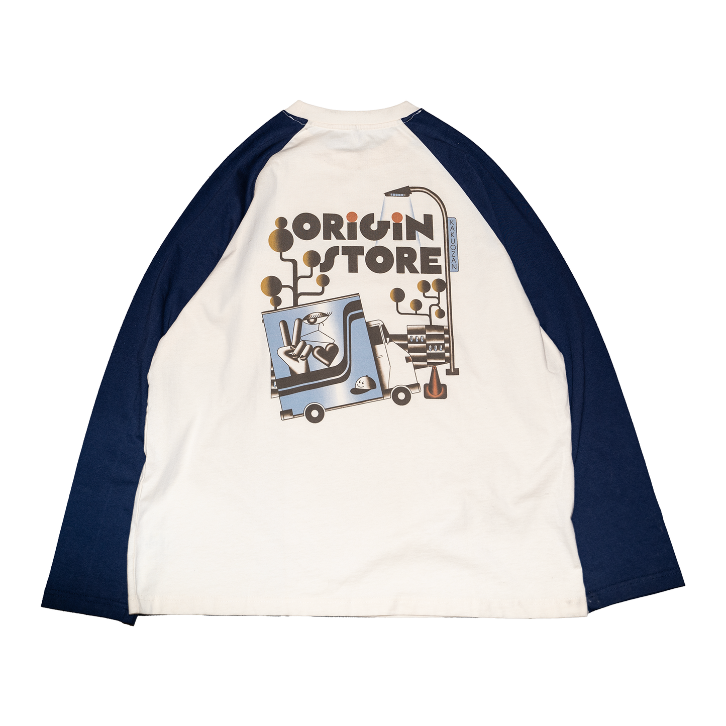 Origin Original|JOSH Raglan L/S Tee|OFF WHITE