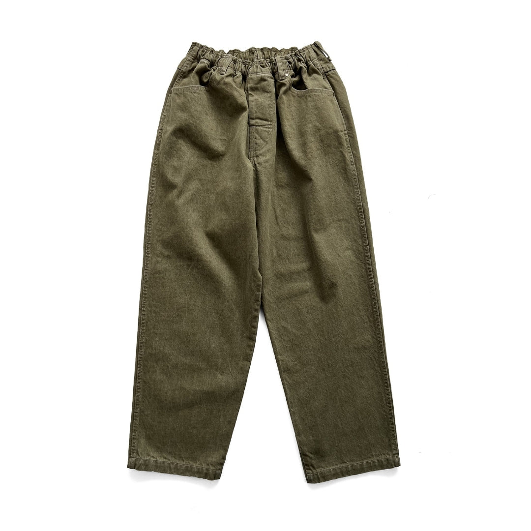 COMFORTABLE REASON|Rodeo Slacks|OLIVE