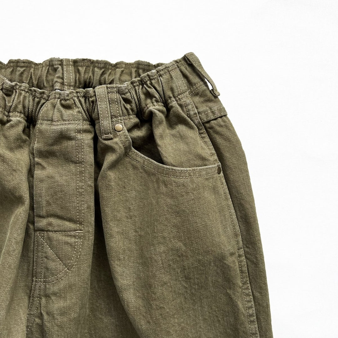 COMFORTABLE REASON|Rodeo Slacks|OLIVE
