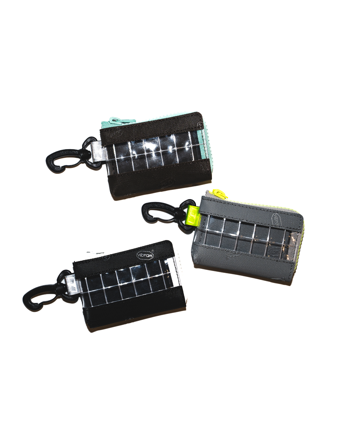 THISWAY|Vibram Cardcase|Silver×Yellow(GLOW)