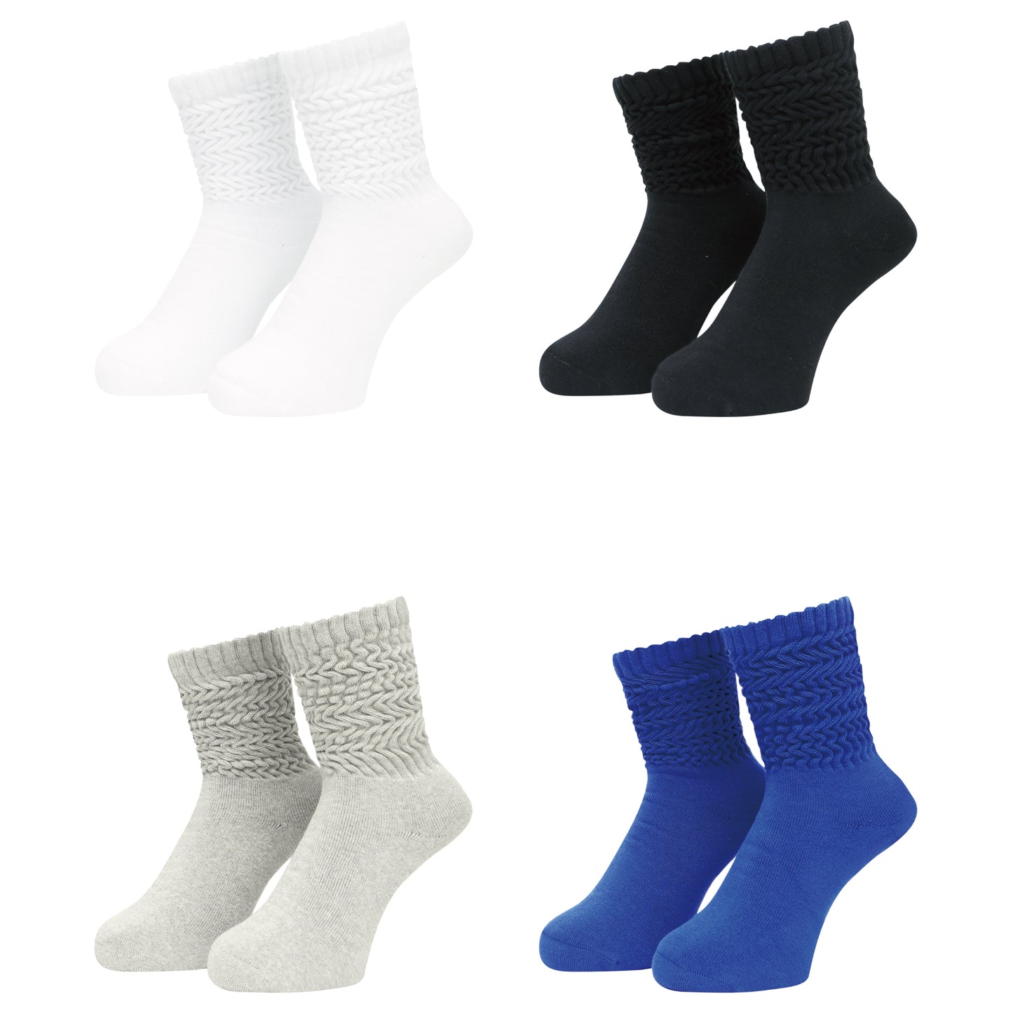 Whimsy|Loose Gauge Rib Socks