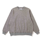 ACY｜ALWACY CREW NECK SWEAT｜SILVER