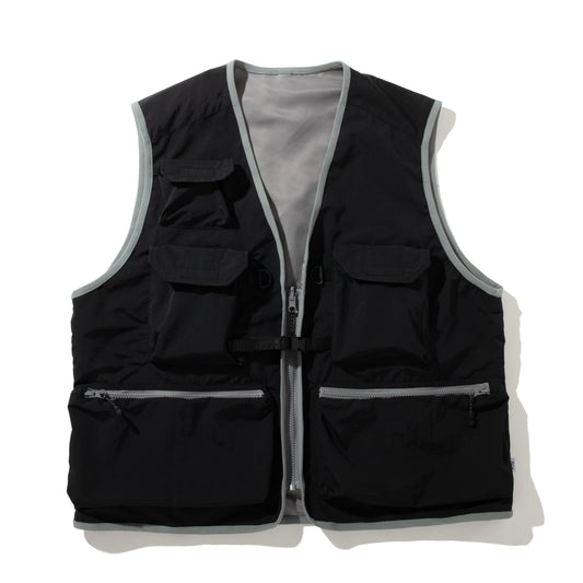 Acy|2WAY UTILITY VEST|BLACK