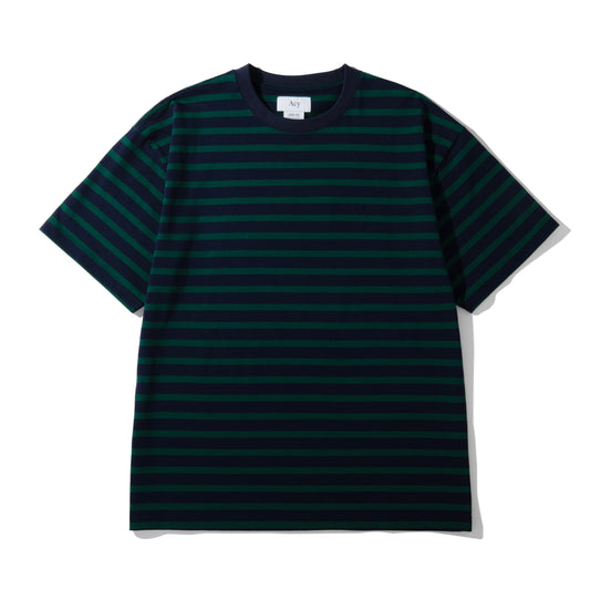 Acy|SS BORDER TEE|NAVY