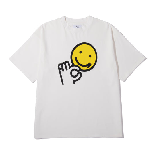 Acy｜SMILEy TEE｜WHITE