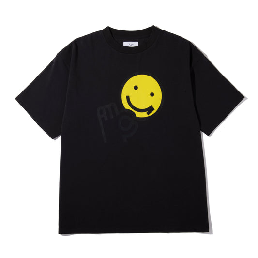 Acy｜SMILEy TEE｜L.BLACK