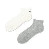 Acy｜2-PACK M.SHORT SOCKS｜WHITE&GRAY
