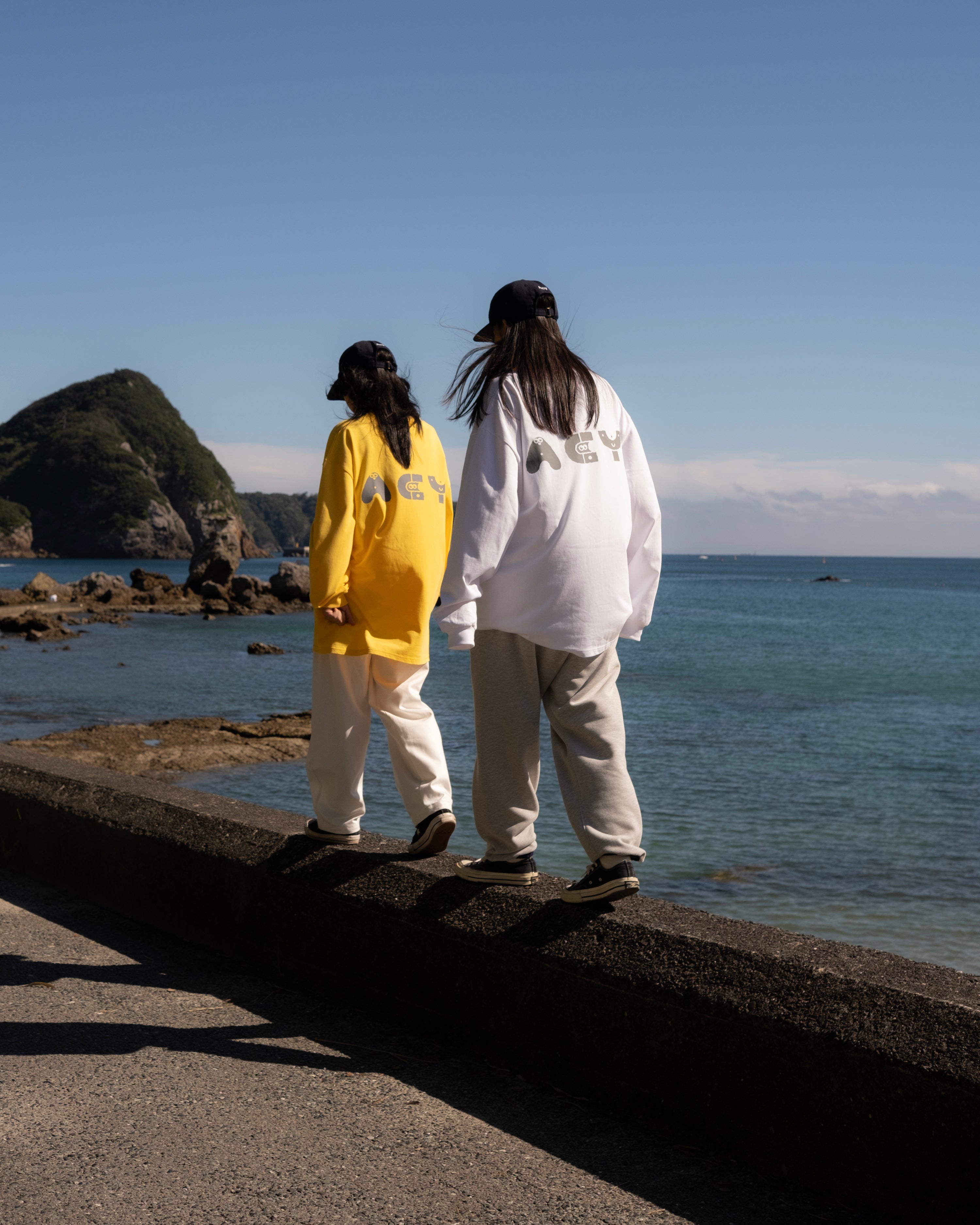 Acy｜AK L/S TEE｜WHITE