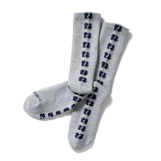 THINKTHING｜TT SOCKS｜HEATHER GRAY