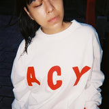 Acy｜SF L/S TEE｜WHITE