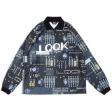LQQK STUDIO｜CIRCUIT BOARD JERSEY｜BLACK