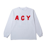 Acy｜SF L/S TEE｜WHITE