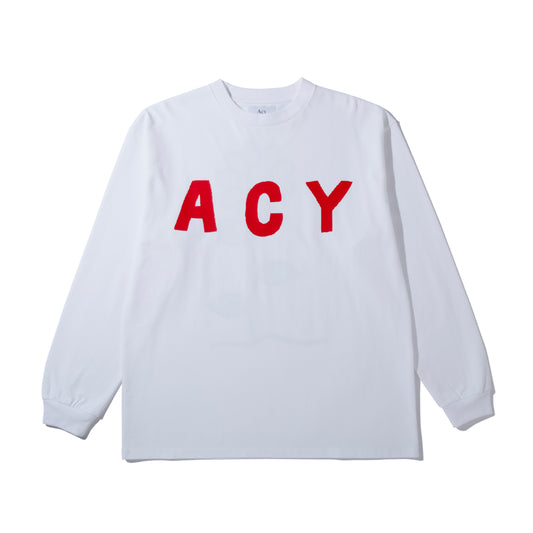 Acy｜SF L/S TEE｜WHITE