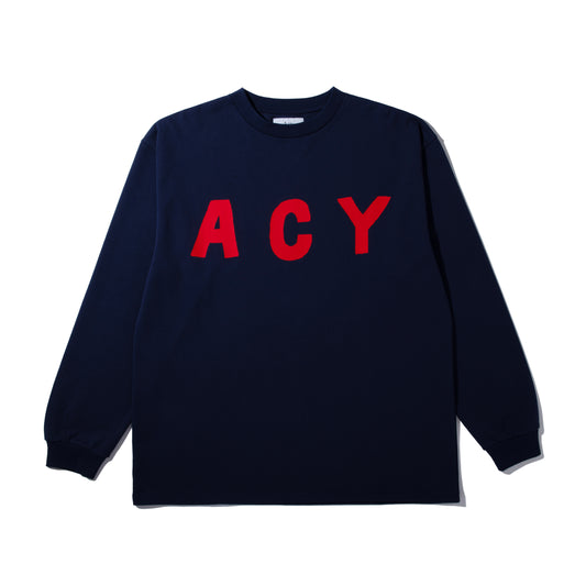 Acy｜SF L/S TEE｜NAVY