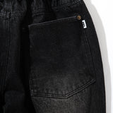 Acy｜SCRATCH DENIM PANTS ｜BLACK