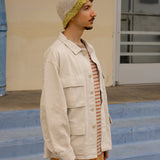 PORTANCE｜HEMP MIX BDU JKT｜IVORY