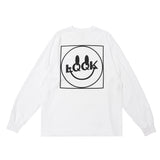 LQQK STUDIO｜LQQK SMILEY LOGO POCKET TEE｜WHITE