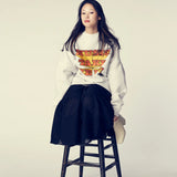 ISNESS｜MUSIC TAKE ME UP SWEATSHIRT｜ASH