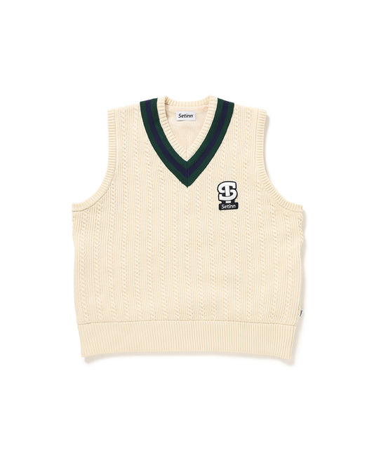 SETINN|Ceremony Vest|NATURAL