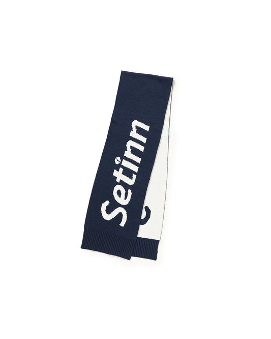 SETINN｜Setinn Jacquard Muffler｜NAVY