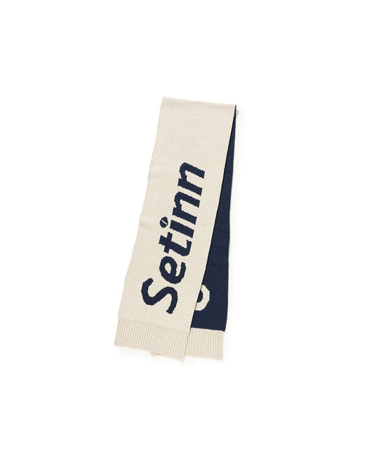 SETINN｜Setinn Jacquard Muffler｜NATURAL