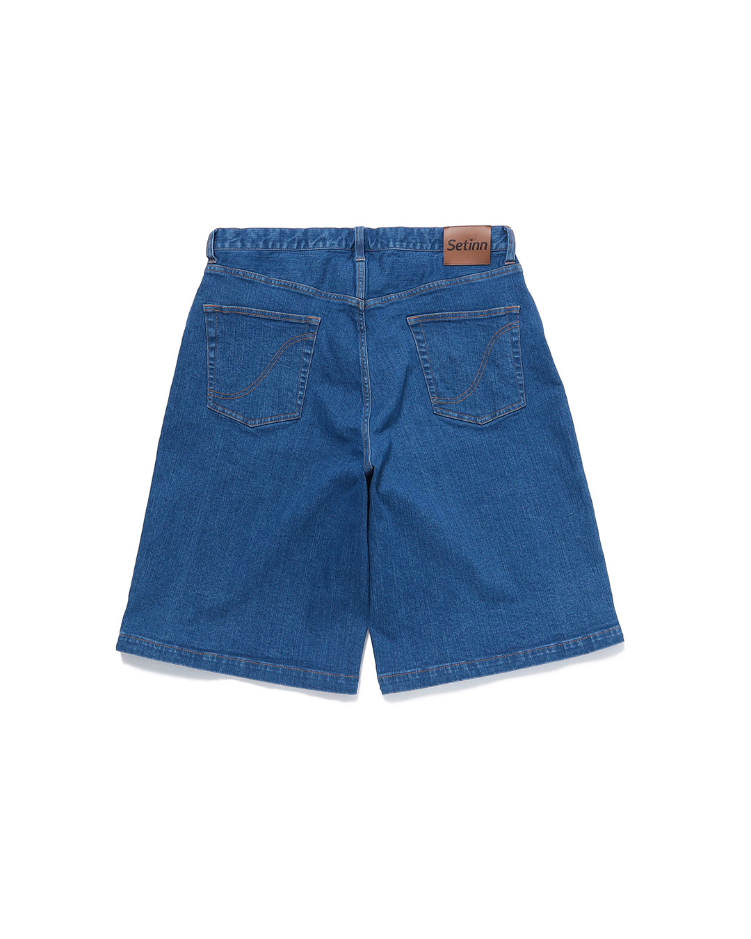 SETINN｜Stretch Denim Buggy Shorts｜INDIGO