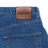SETINN｜Stretch Denim Buggy Shorts｜INDIGO